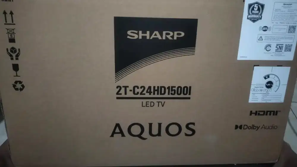 TV SHARP 24 INCH KONDISI BARU