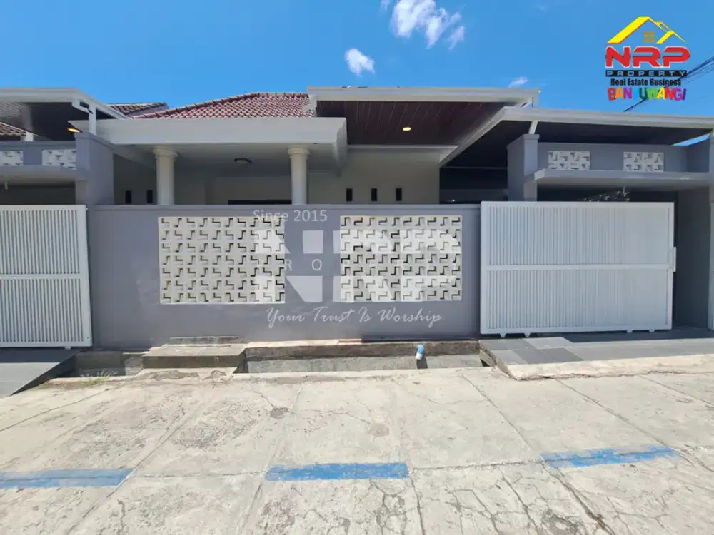 Disewakan Rumah Modern 2 Lantai elegan di Klatak, Banyuwangi.