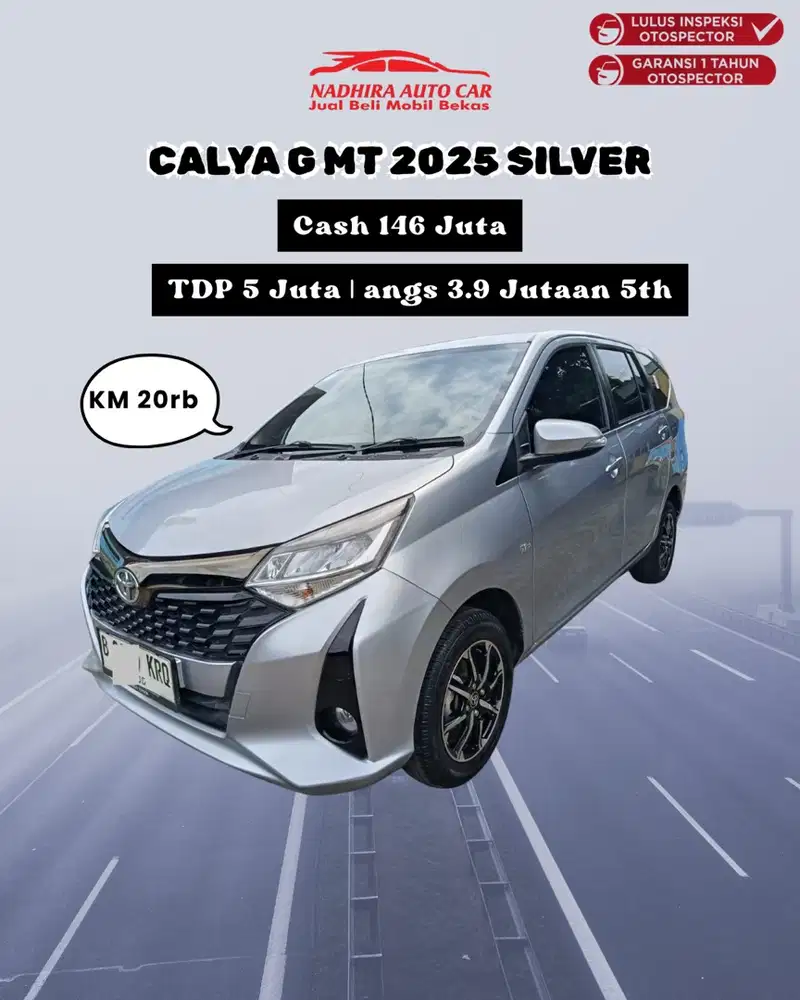DP 5 Juta Calya G MT 2025 Silver