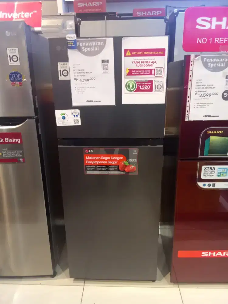 Kulkas 2 pintu LG (Bisa Cicilan)