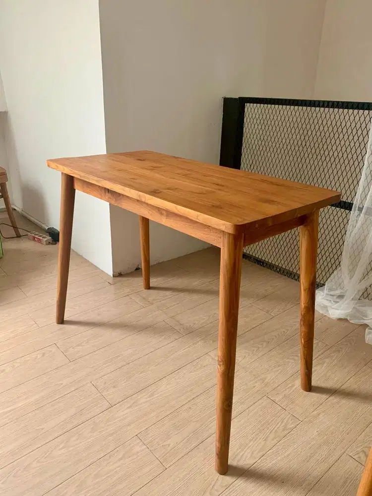 Meja belajar single + kursi