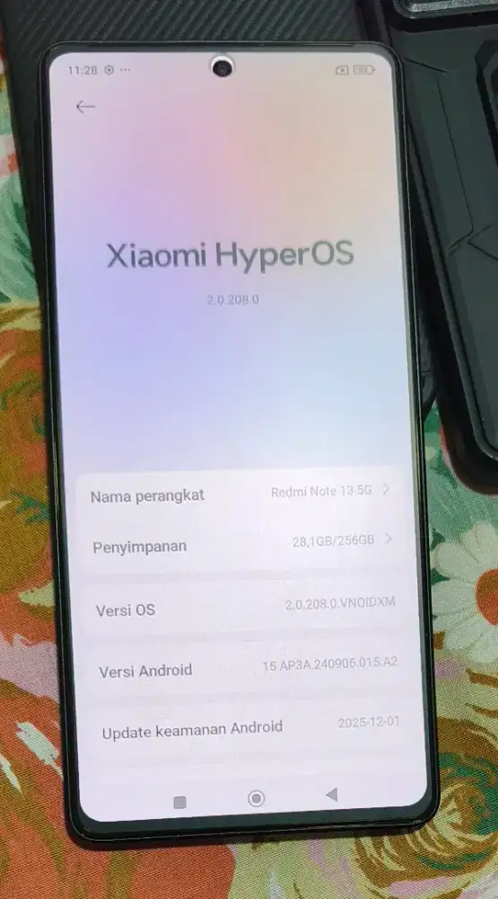 Dijual HP Xiaomi Redmi Note 13 5G 8/256 GB