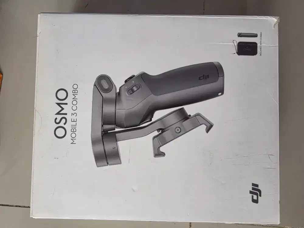 DJI Osmo Mobile 3 Combo Baru Fullset Gimbal HP Stabil Original