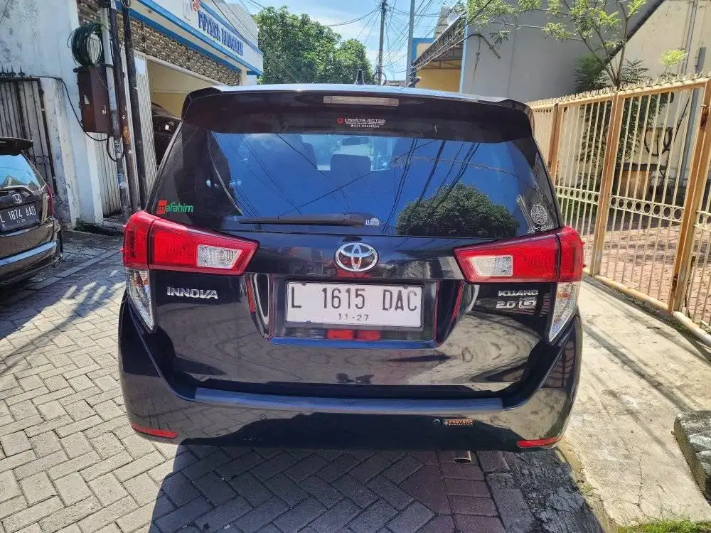 TOYOTA INNOVA REBORN 2.0 G BENSIN MANUAL 2019 HITAM SURABAYA