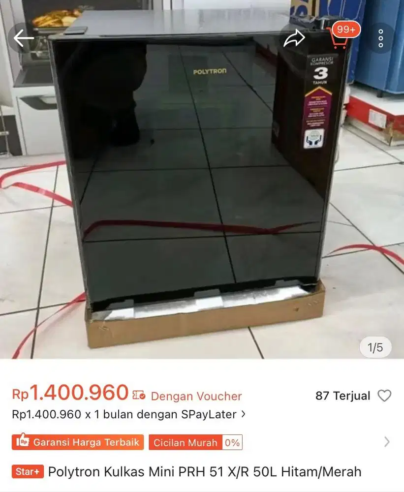 Kulkas Polytron Mini Portabel