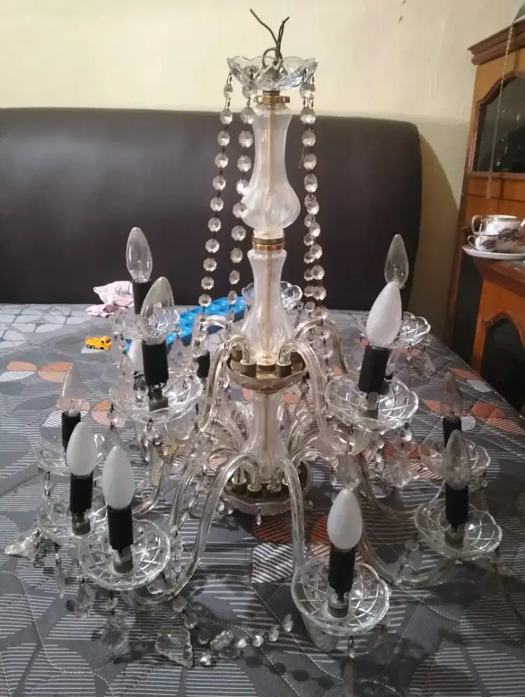 lampu kristal siap pakai