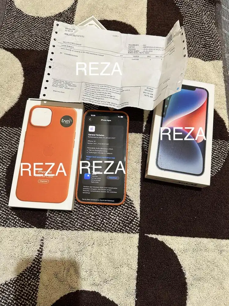 Iphone 14  garansi sampai jan 2027