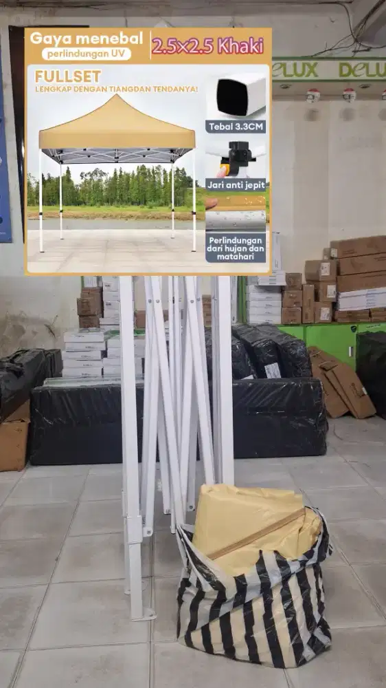 STAND TENDA JUALAN UKURAN 2.5M
