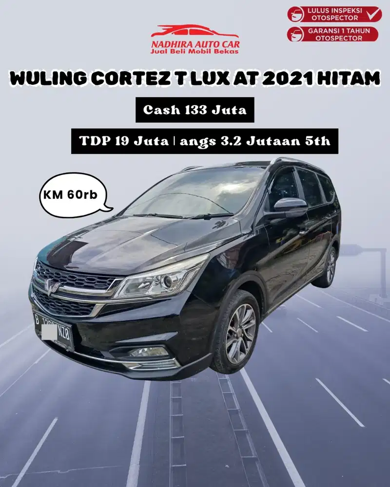 Wuling Cortez T Lux AT 2021 Hitam