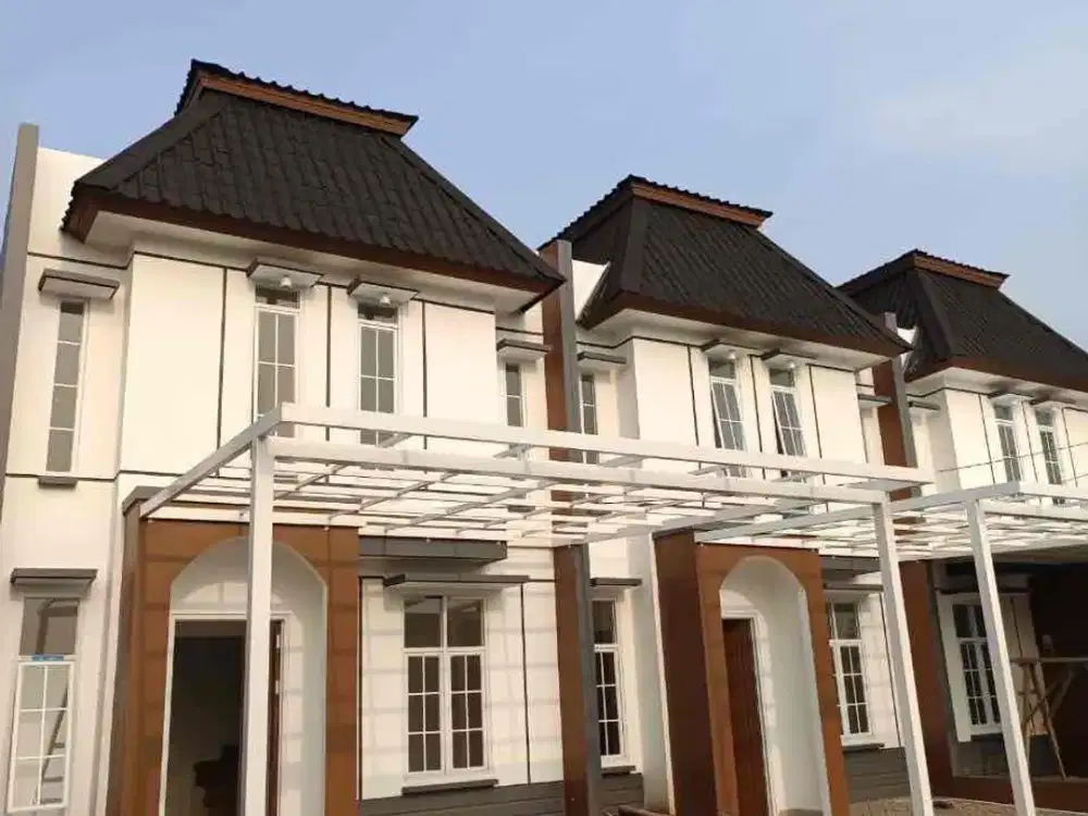 rumah 2 lantai full furnished 5 juta langsung akad kredit free SHM
