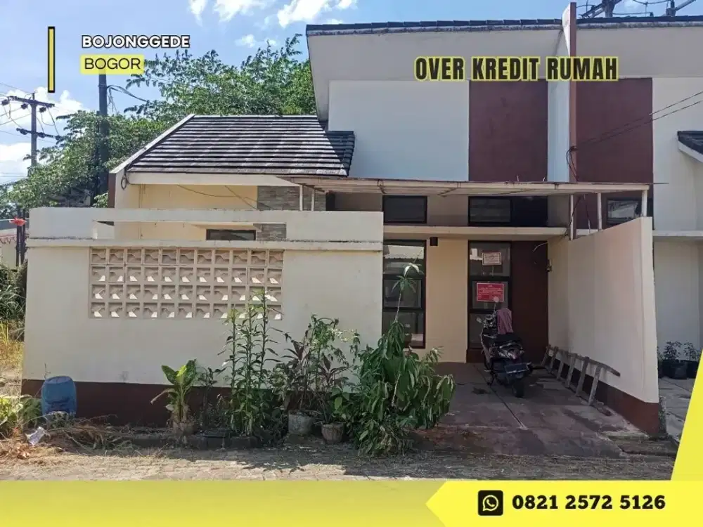 Rumah Take Over MURAH 39JT HOOK di The Andaluasia Residence dkt Stasiun KA