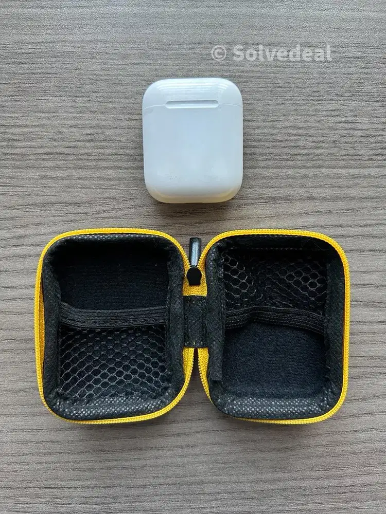 Apple AirPods 2 Original — Mulus Baterai Awet + Bonus Case
