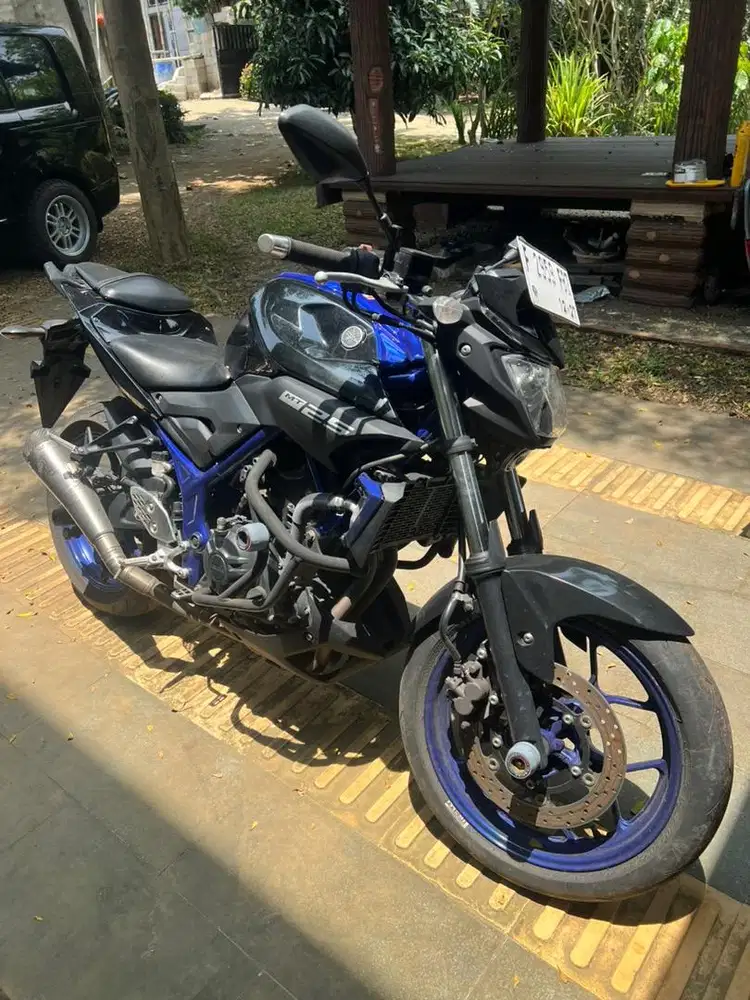 dijual mt25 old 2017 low KM