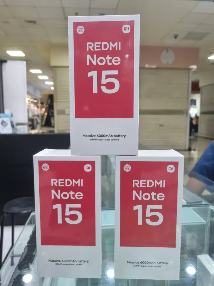 Promo thr lebaran redmi note 15 ram 8/128 new segel bisa pake cicilan