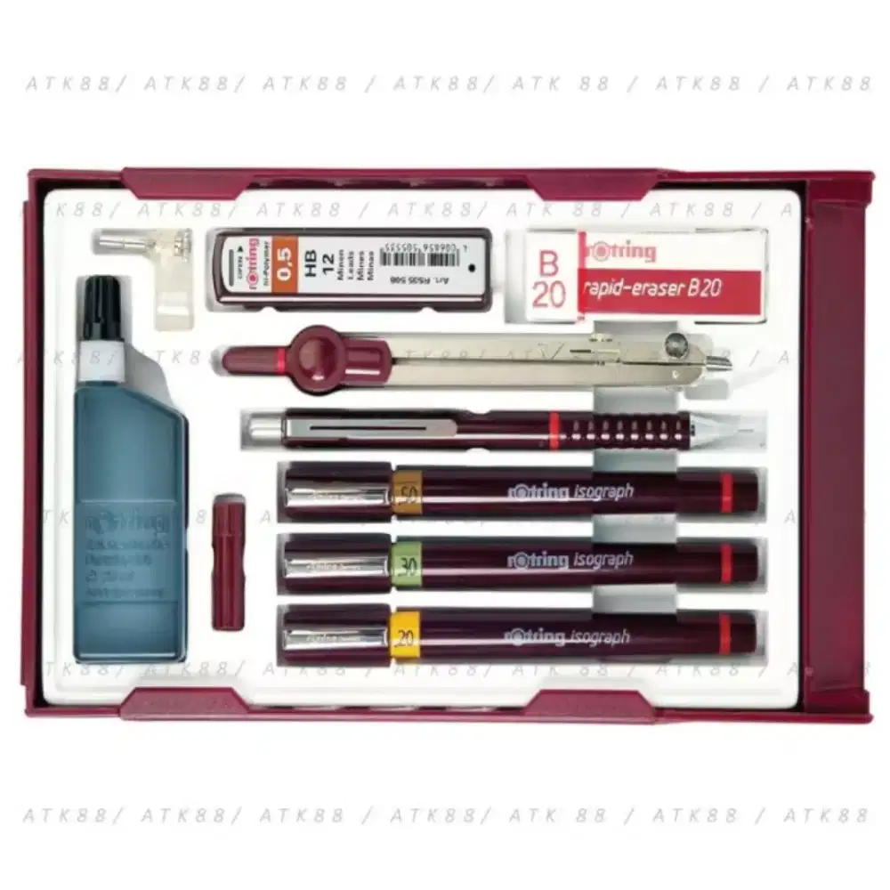 Rotring Rapido Set (0.2, 0.3, 0.5)