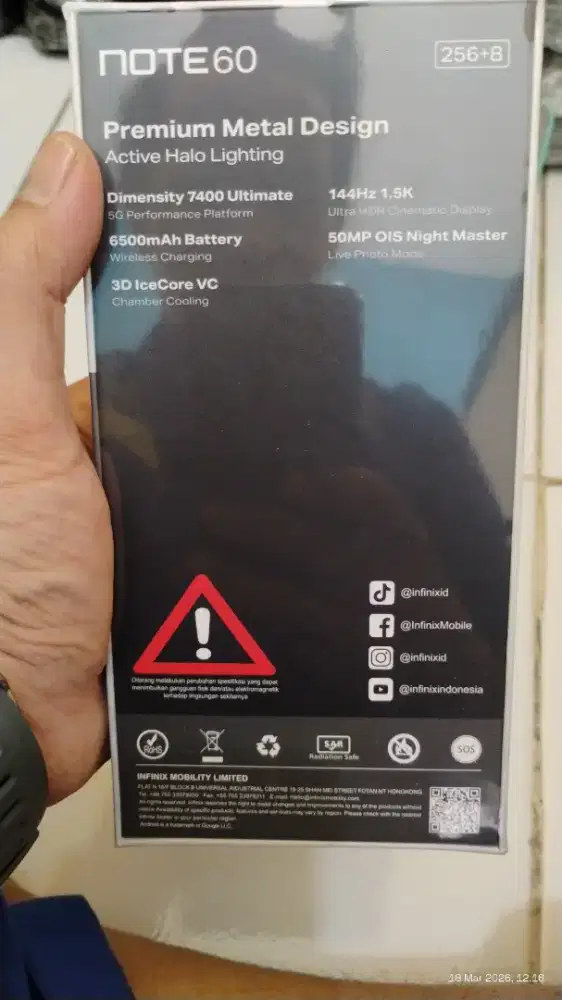 Infinix note 60 5G ( BNI ) MASIH SEGEL BELIM DIBUKA