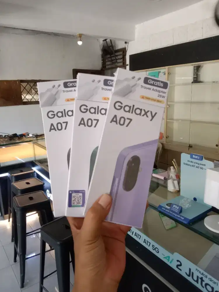 Berminat silahkan WA Samsung Galaxy A07 6/128 Garansi resmi 1thn