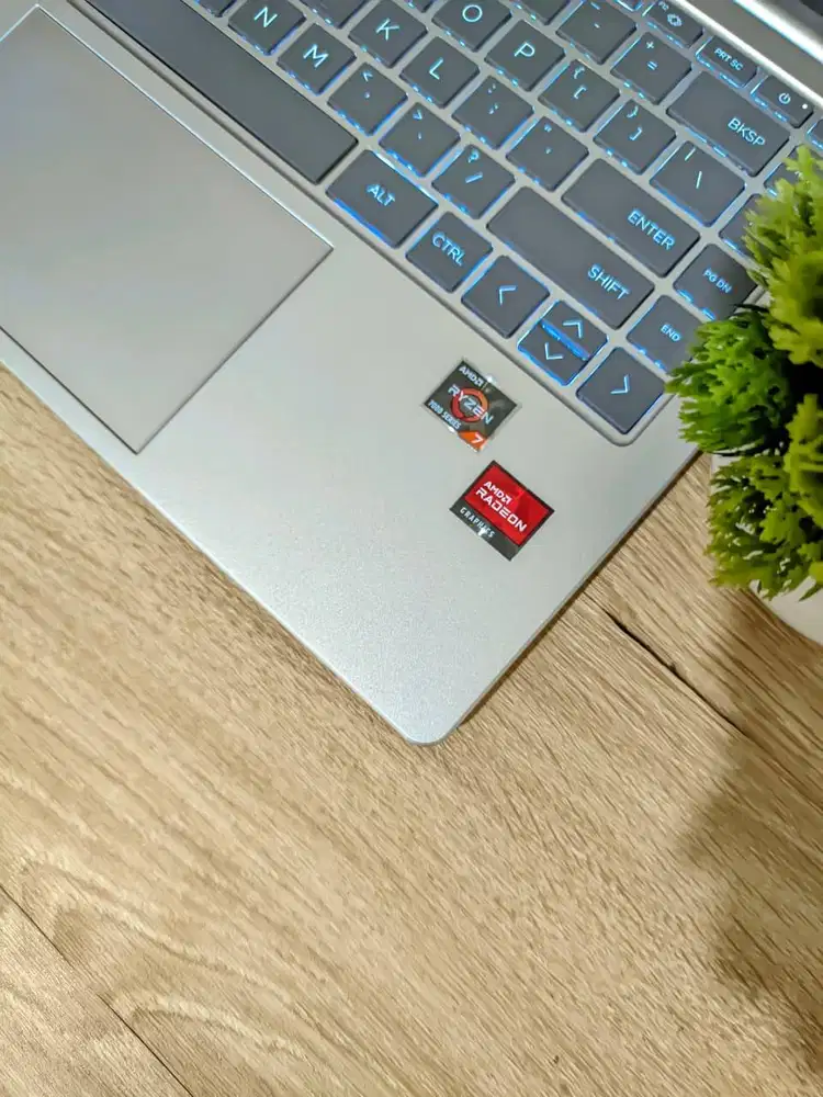 PROMO!!! LAPTOP BARU HP 14 EM0168AU AMD RYZEN 7 7730U RAM 16GB/512GB