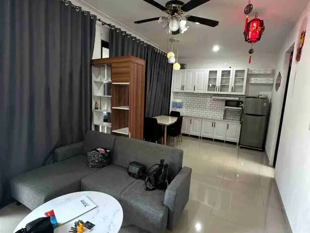 Disewakan murah rumah PIK milenial 8x10 3+1BR sudah full furnish