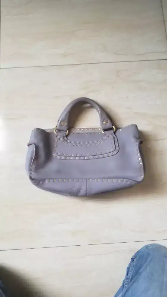 Celine lilac studded bag