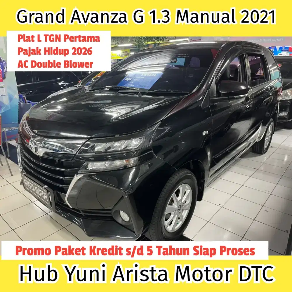 Grand Avanza G Manual 2021 PlatSBY TGN1 Siap Pakai Terawat