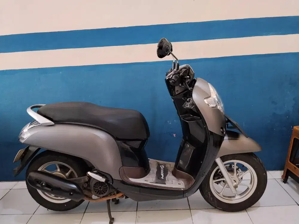 (#) Honda Scoopy donat 2017 kondisi gres