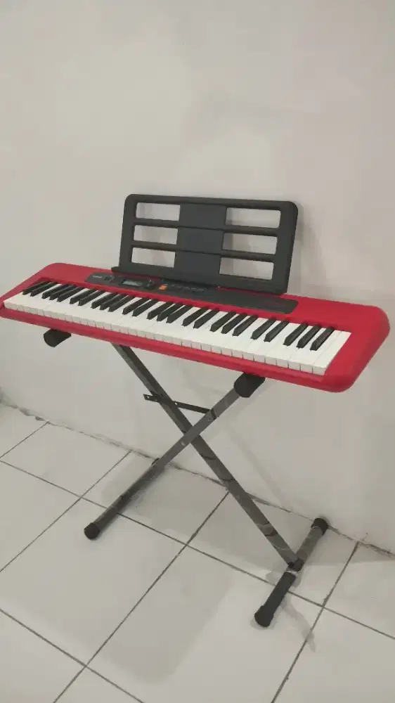 Keyboard Casio CTS-200 Red Full Set