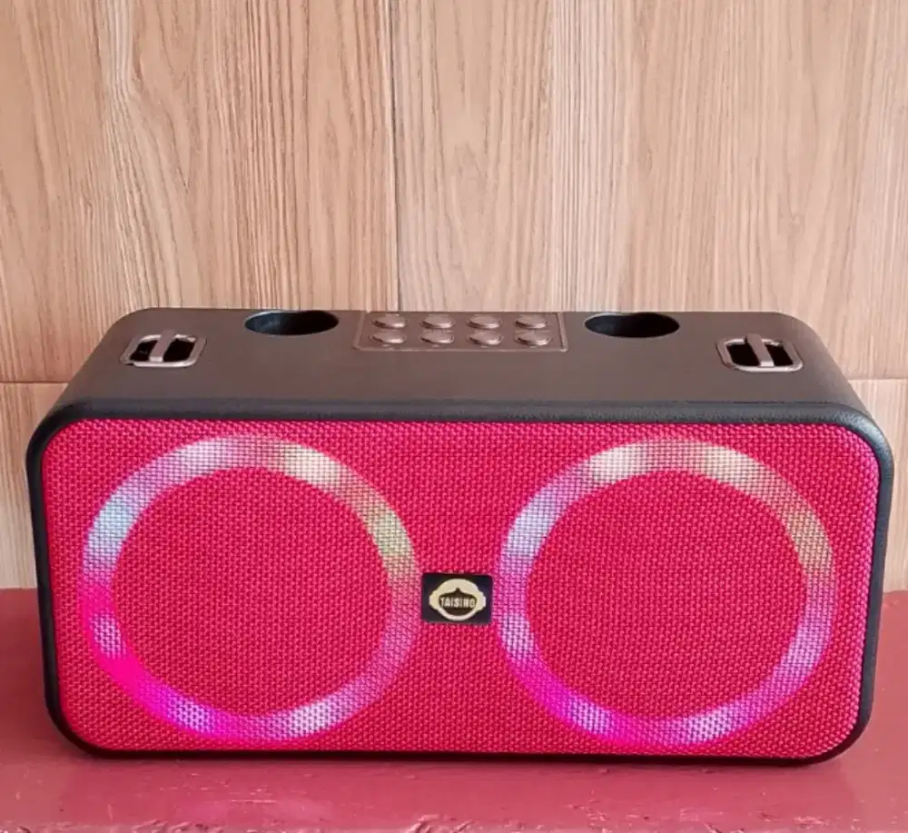 Speaker bt karaoke lengkap 2mic wireless