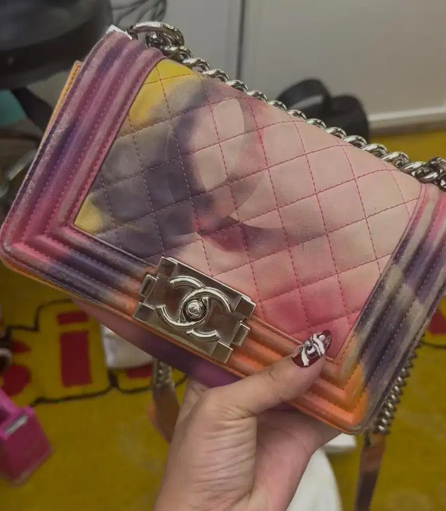 Preloved channel boy flower bag