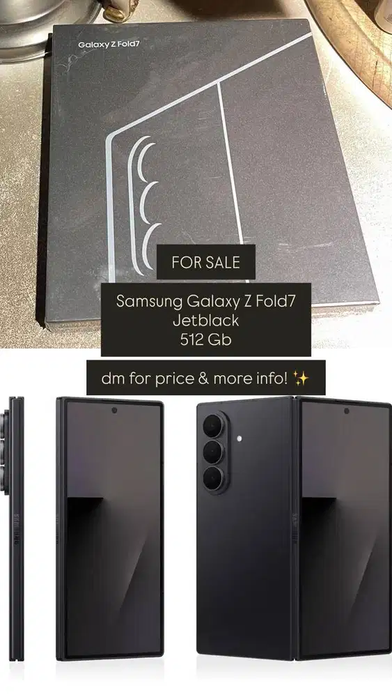 Samsung Galaxy Z Fold7 Jetblack 512 GB