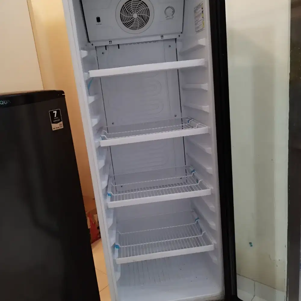 JUAL MURAH SHOWCASE KACA POLYTRON 5 RAK MURAH BANGET BU