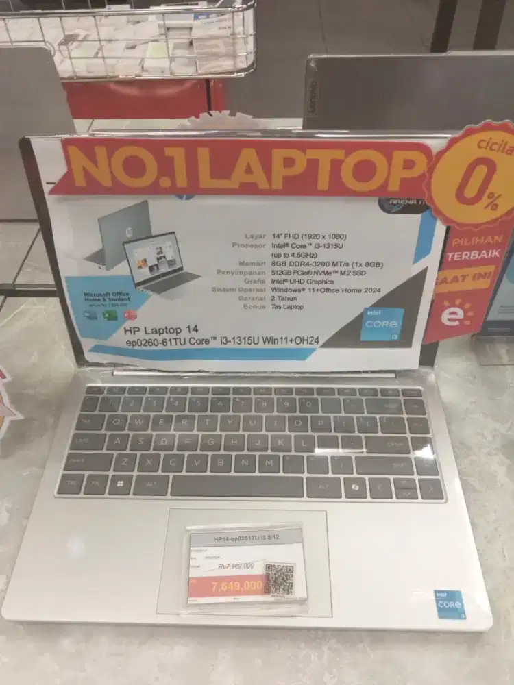 Laptop HP-14 Cicilan Ringan Bunga 2,25%