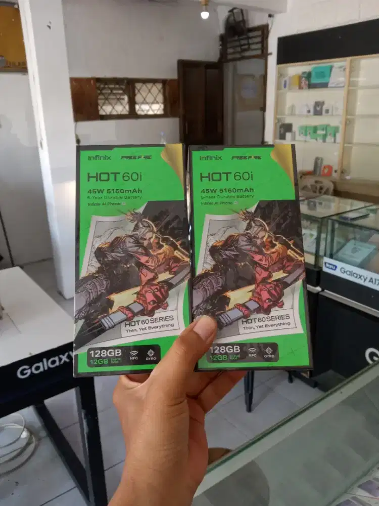 Berminat silahkan WA Infinix Hot 60i NFC 6+6/128 Garansi resmi 1thn