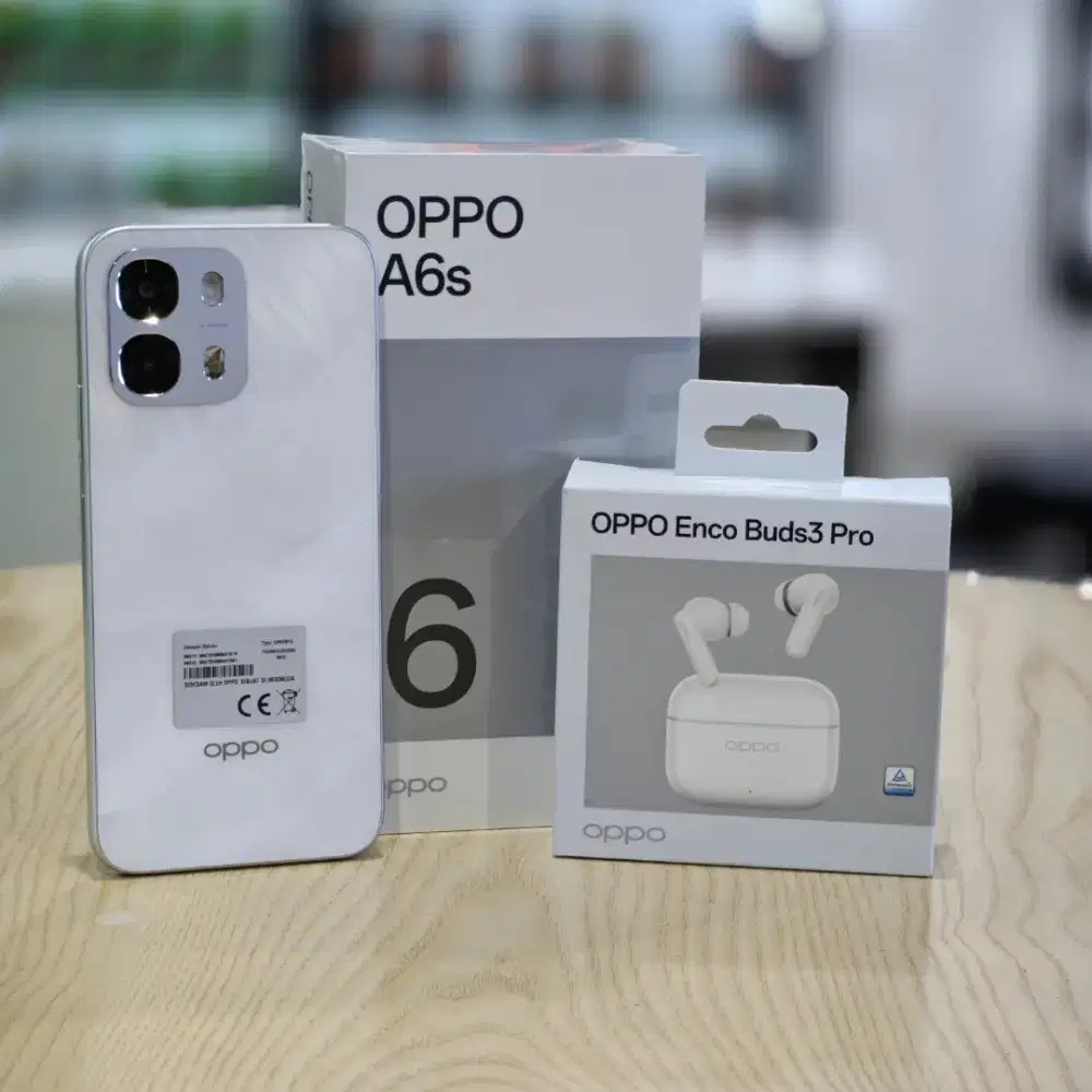 OPPO A6S BATERAI 7000mAh Bisa COD (Gratis TWS Enco Buds 3 Pro)