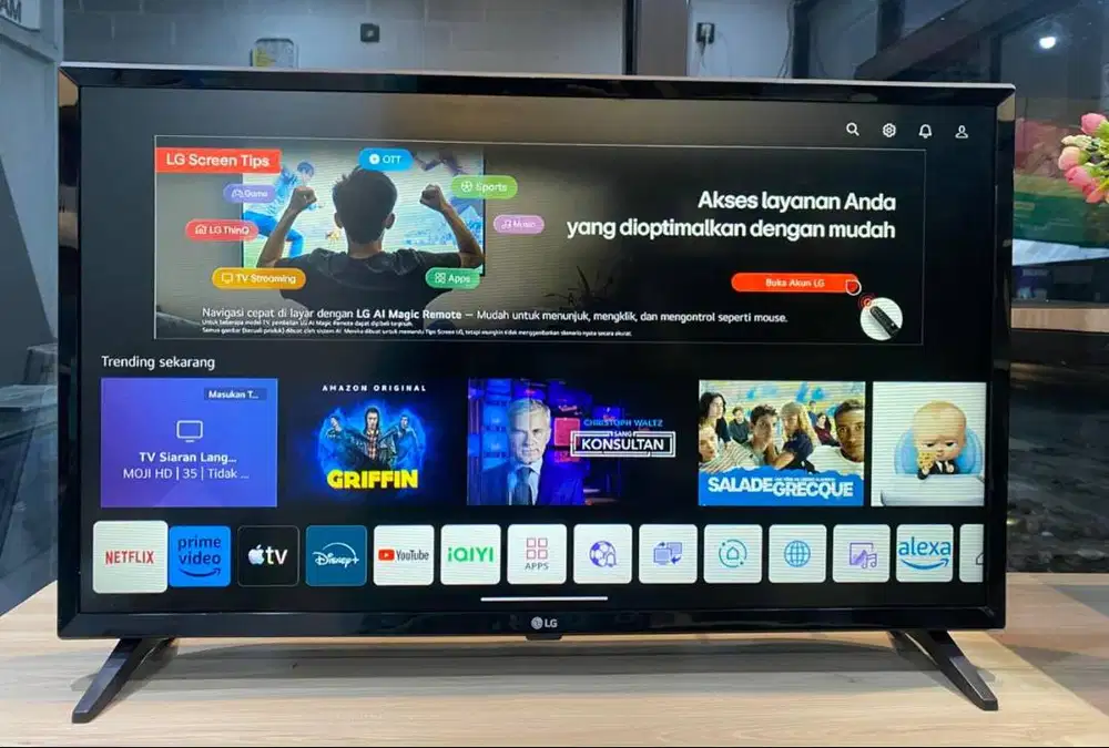 TV LED LG 32inc Smart Digital Bisa Youtube Normal