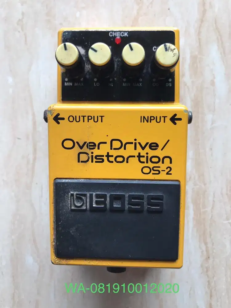 Efek Boss OS-2 Overdrive Distortion