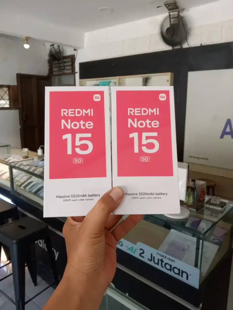 Berminat silahkan WA Xiaomi Redmi Note 15 5G 8/256 Garansi 15bln