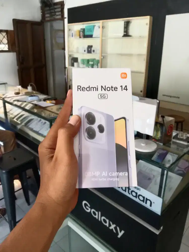 Berminat silahkan WA Xiaomi Redmi Note 14 5G 12/512 Garansi 15bln