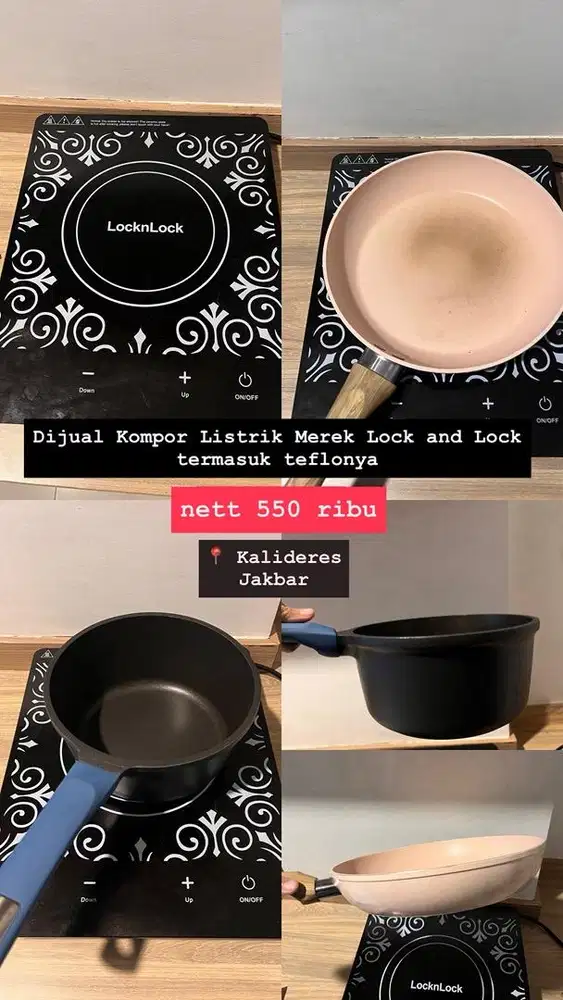 Kompor listrik dan teflon