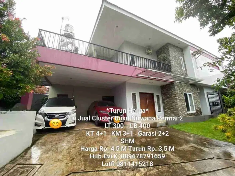 Di Jual Murah, Turun Harga Rumah Bukit Nirwana Permai 2