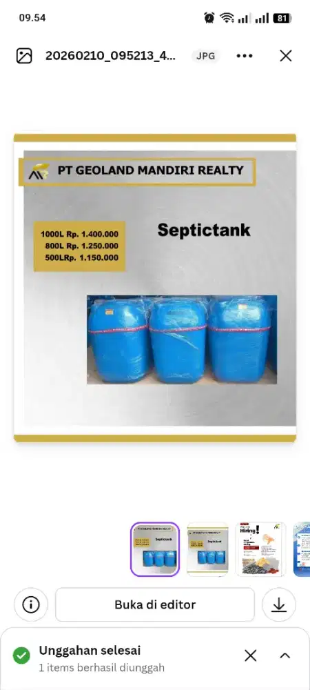 Septictank Biofilter Biotank Biofil Spitank