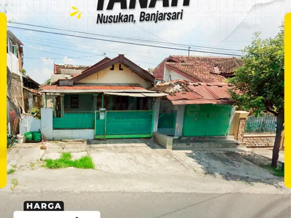 Tanah Strategis 242meter Tepi Jl utama dekat SMA 5 nusukan banjarsari Solo