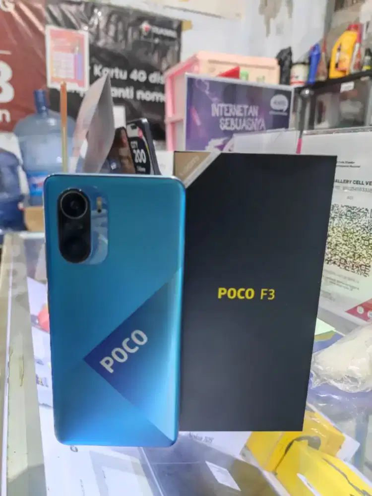 Poco F3 5G ram 8+8/256gb lengkap