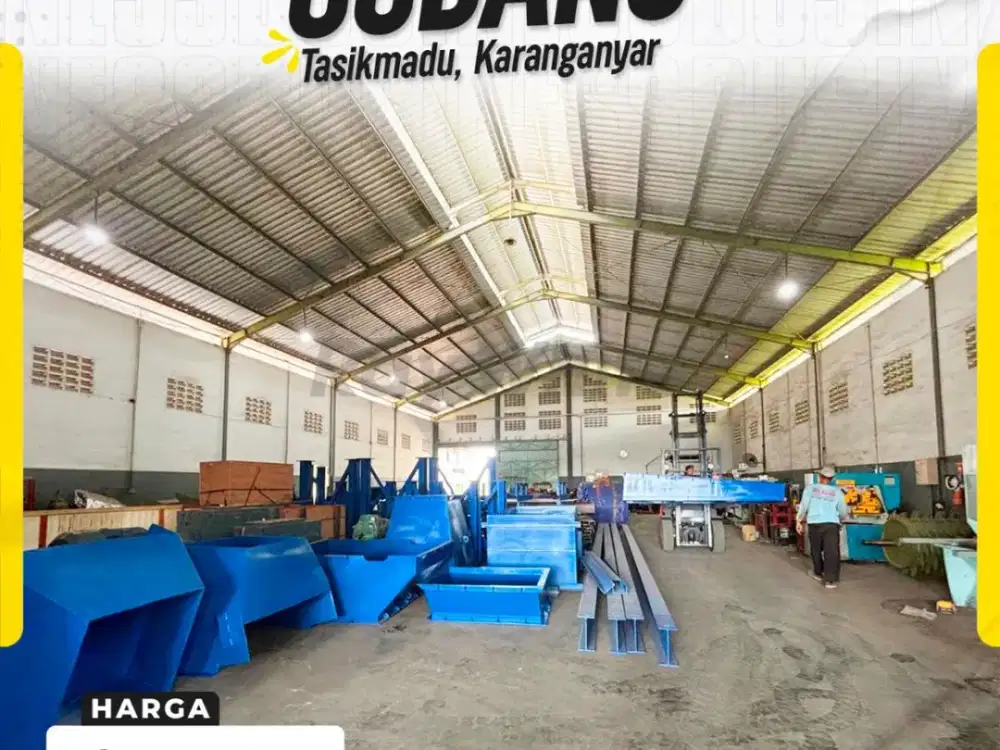 Gudang Industri 2.760 m²  Siap pakai Akses kontener di Tasikmadu, Karanganyar