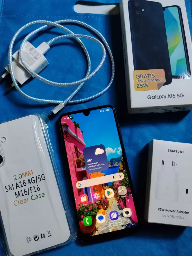 Samsung Galaxy A16 5G 8/256GB
Warna Blue Black