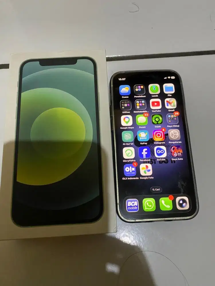 iphone 12 mini 64 giga hp dus saja