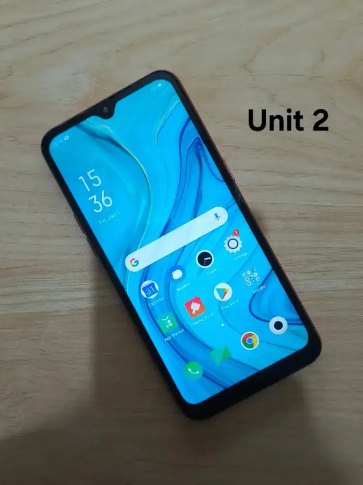 Oppo A1k 2/32 Warna Merah Normal 100% HP Bekas Handphone Second Murah