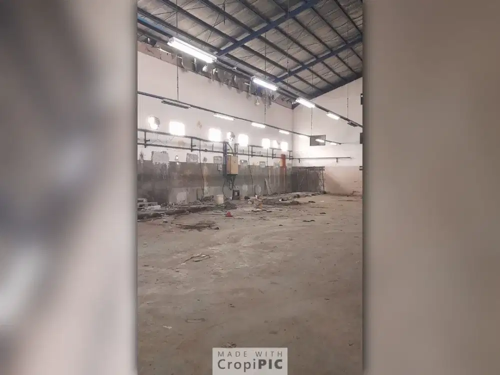 Gudang Aktif Strategis Tambun Utara 4500m² Pinggir Jalan Raya Bisa Kontainer