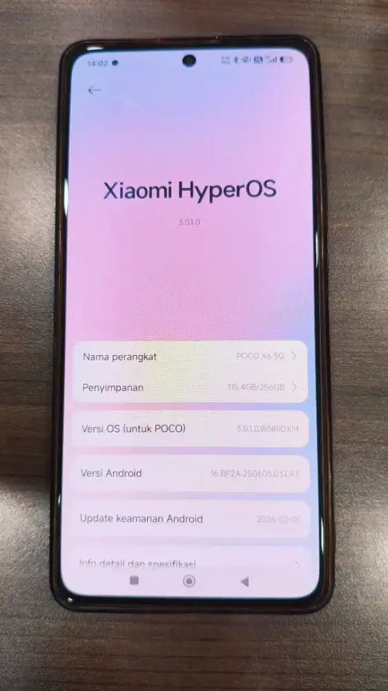 Poco X6 5g RAM 12+4rb Memory 256GB