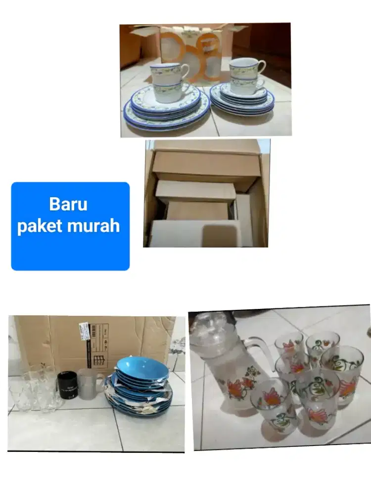 Piringan set dan teko set
